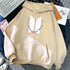 Beige youth pullover hoodie with flower heart front graphic and B T S print