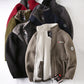 Fleece-lined polar fleece jackets in multiple colors, zip-front with stand collar