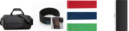 Dark gray Bluetooth headband with front control panel