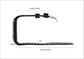 Smart watch strap with length measurement diagram, TPU band shown in black